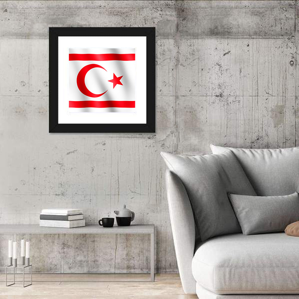 Flag Of Northern Cyprus Wall Art