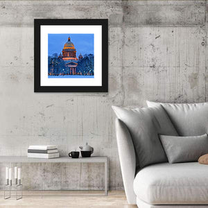 St Isaac Cathedral In Saint Petersburg Wall Art