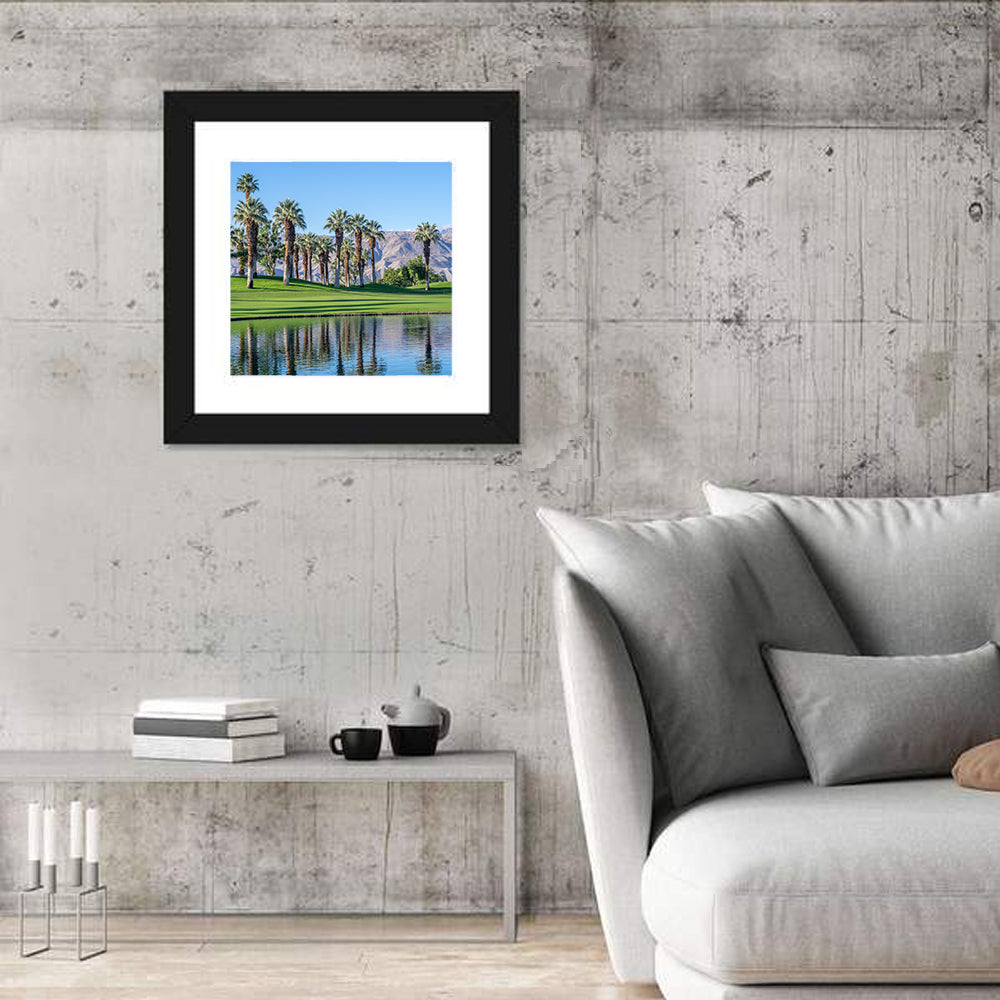 Golf Course In Palm Desert California Wall Art