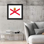 Flag of Jersey Wall Art