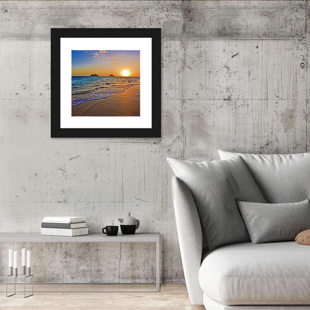Lanikai Sunrise Over Mokulua Islands Wall Art