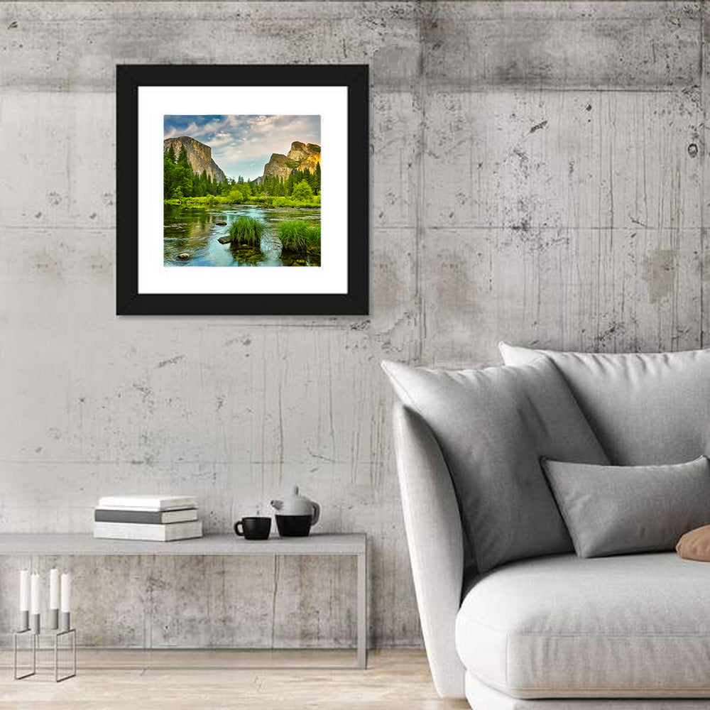 Yosemite Valley River Wall Art