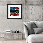 Distressed American Flag Wall Art
