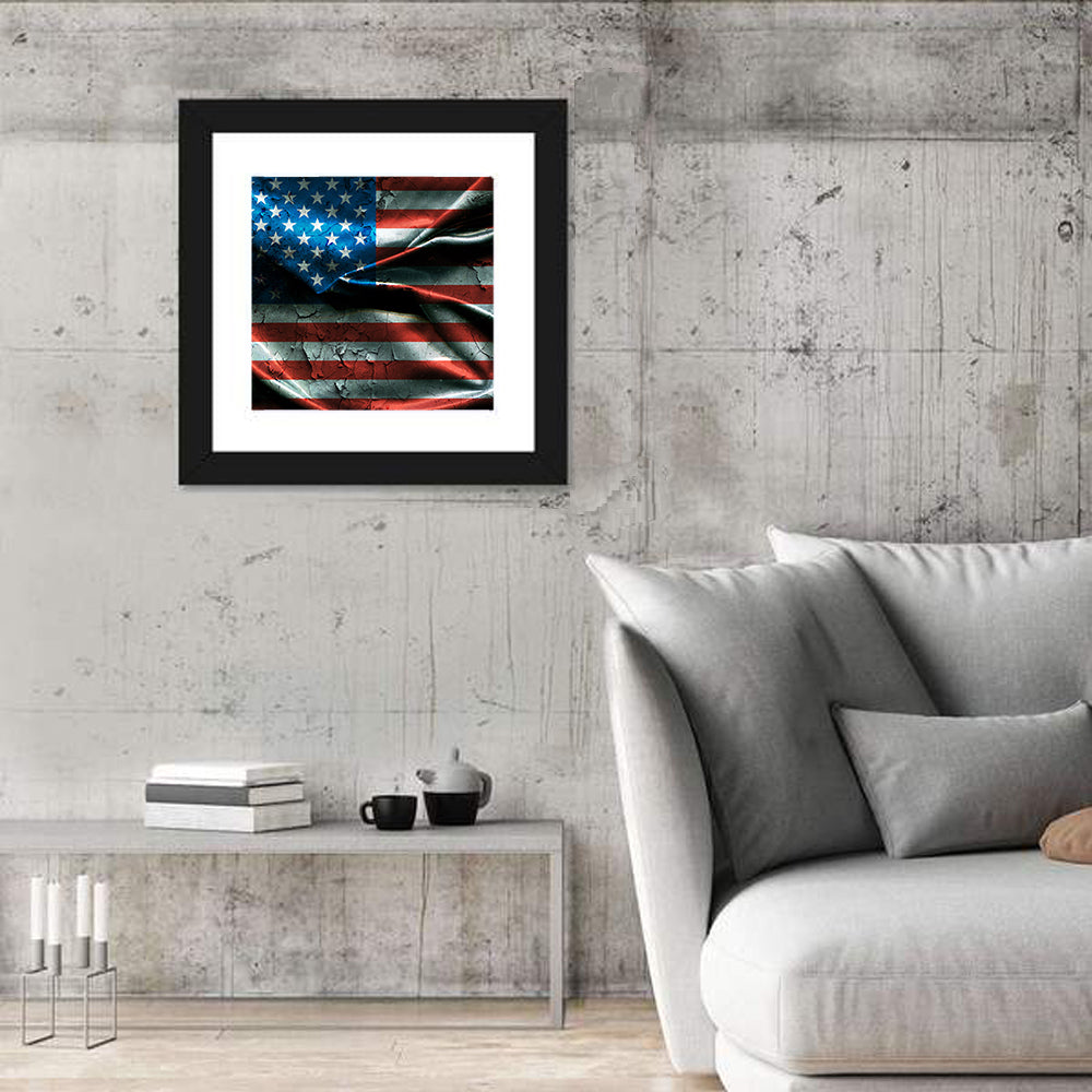 Distressed American Flag Wall Art