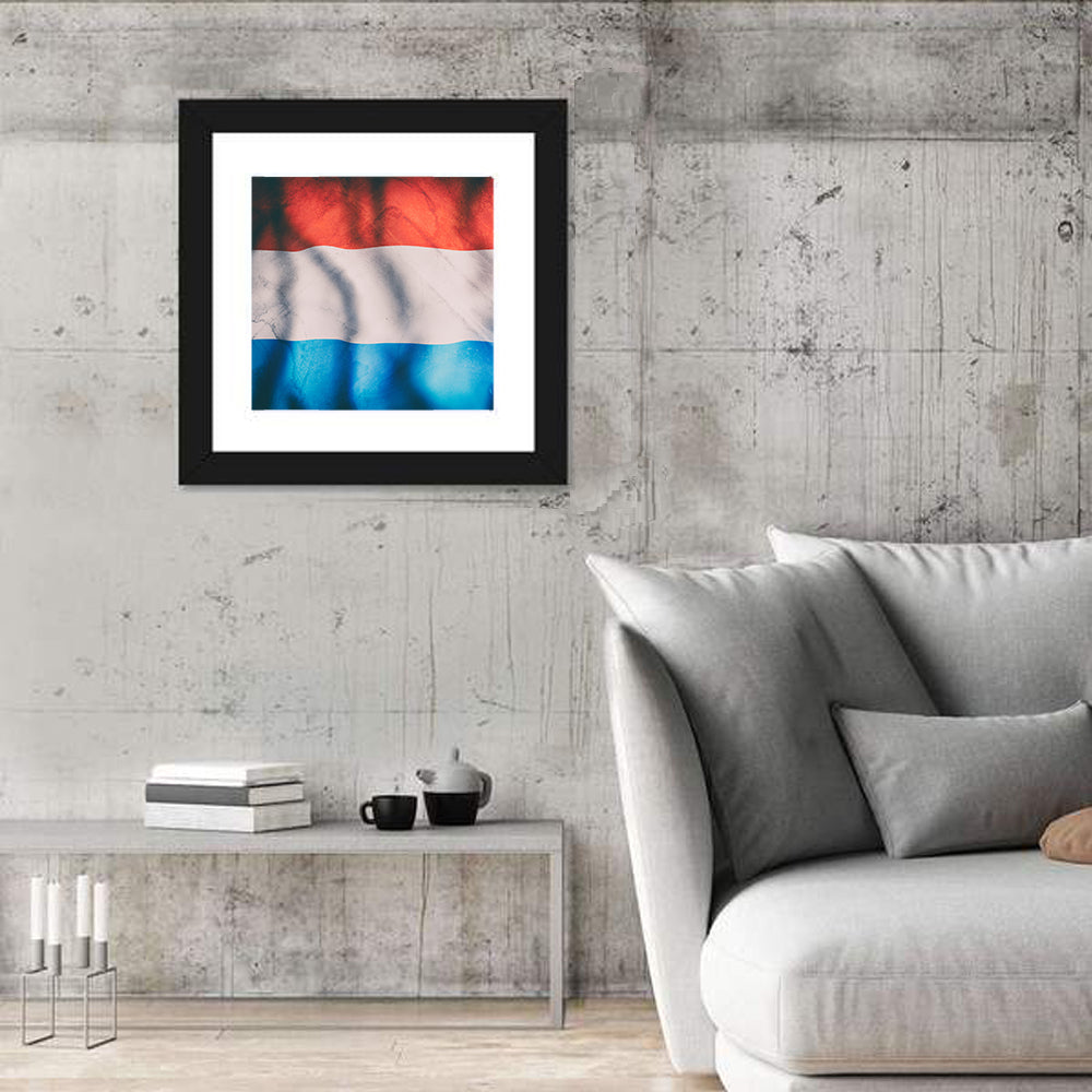 Luxembourg Flag Wall Art