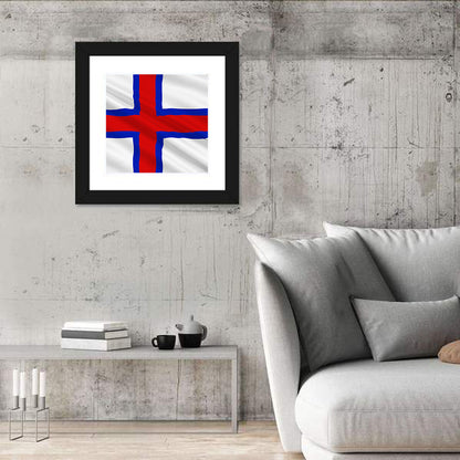 Flag Of Faroe Islands Wall Art