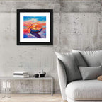 Fishing Boats at Sunset Wall Art