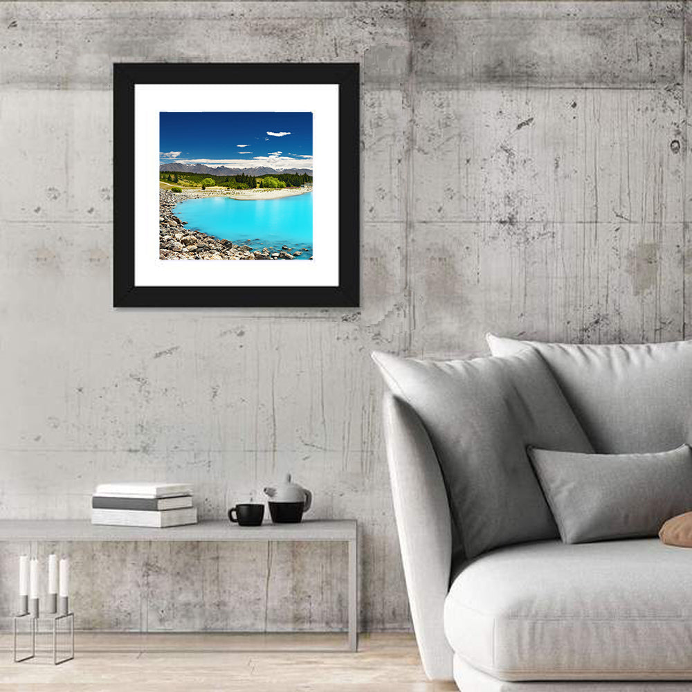 Lake Pukaki Turquoise Vista Wall Art