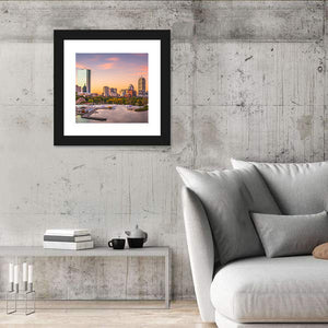 Boston Skyline Wall Art