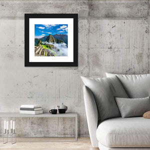 Machu Picchu In Mountains Wall Art