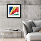 Seychelles Flag Wall Art