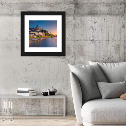 Stockholm During Sunset Wall Art