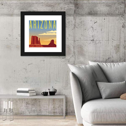 Arizona Travel Poster Wall Art