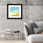 North Dakota Wheat Field Graphic Wall Art