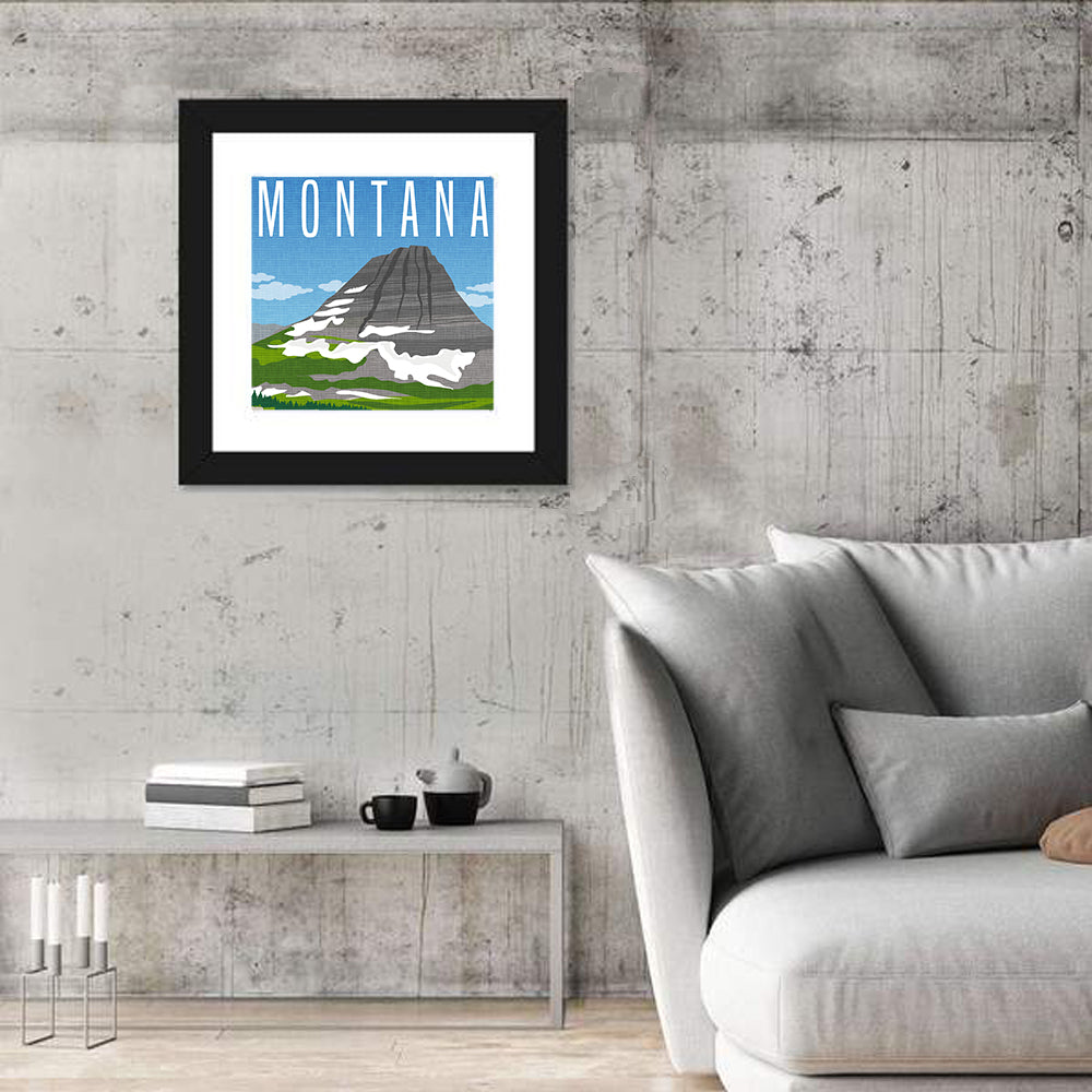 Montana Mountain Wall Art