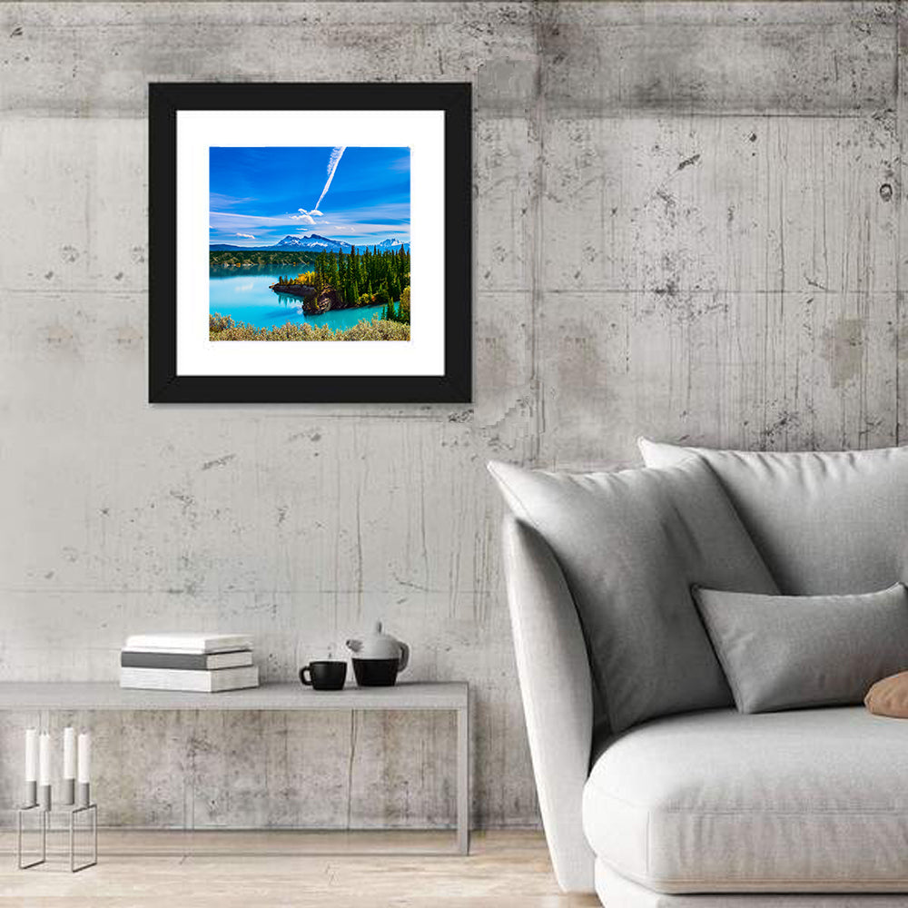 Abraham Lake Shoreline Wall Art