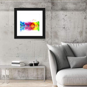 Flying Flock Of Birds Artwork Wall Art