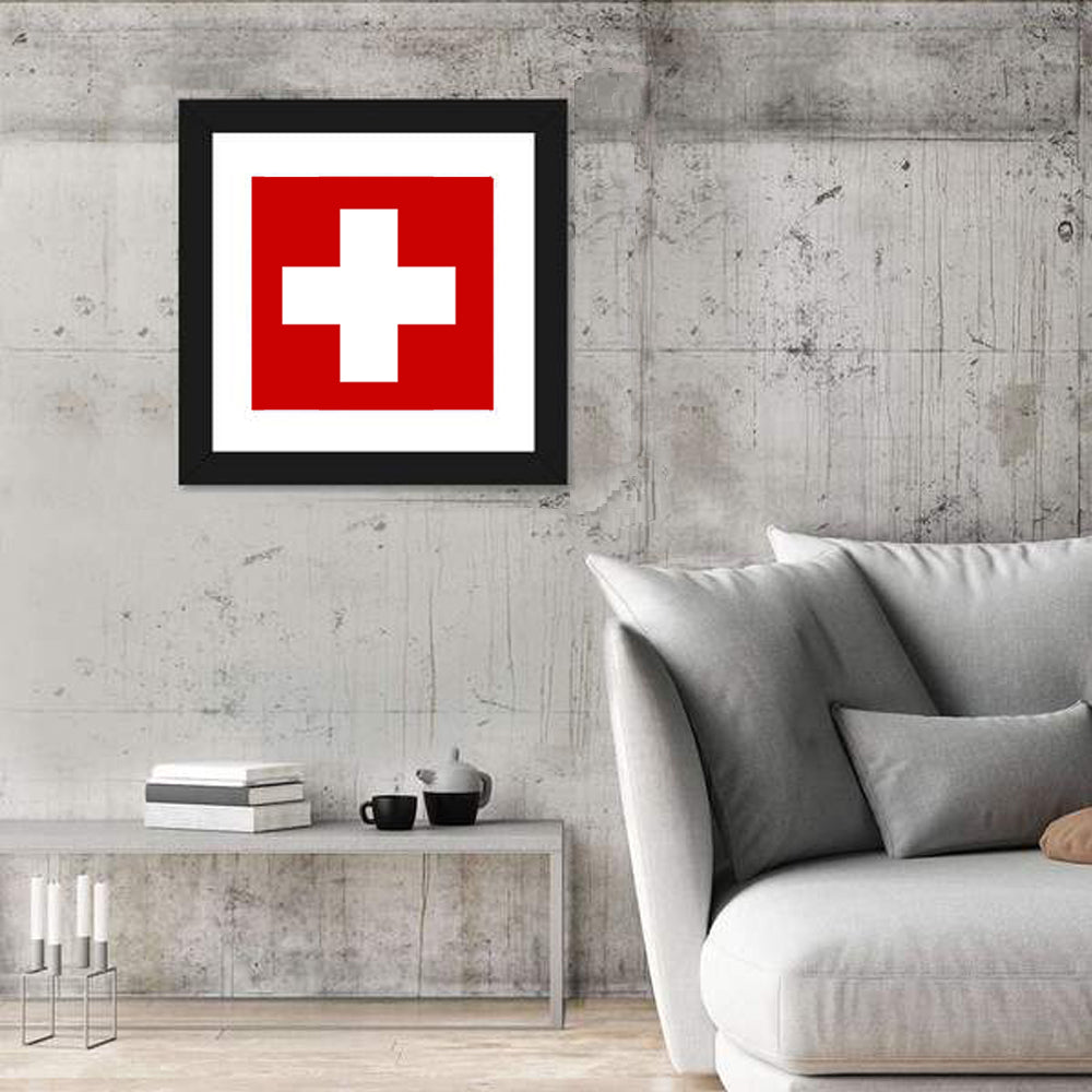 Swiss Flag Wall Art