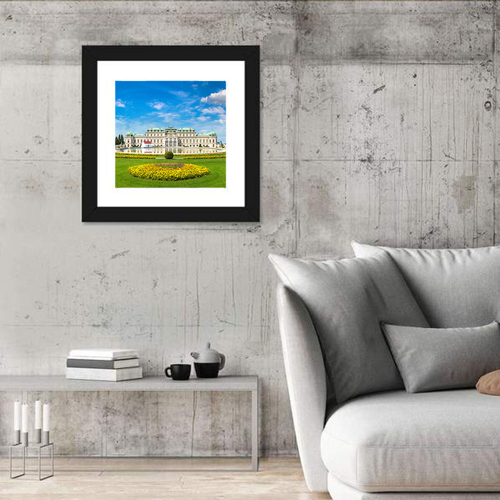 Belvedere Palace Garden View, Vienna Wall Art