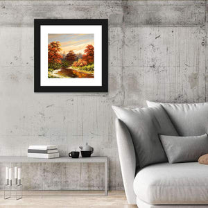 The Autumn River Wall Art