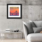 Jamestown Bridge and Lighthouse Wall Art