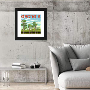 Georgia Travel Poster Wall Art