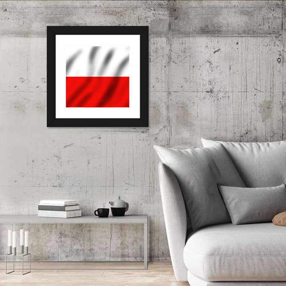 Flag Of Poland Wall Art