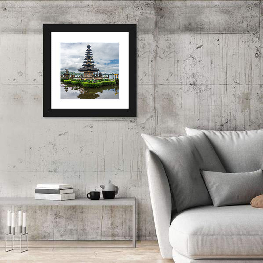 Pura Ulun Danu Bratan, Bedugul Wall Art in a room, square