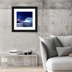 Hidden Moon Over Alien Sea Wall Art
