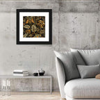 Vintage Ornamental Floral Pattern Wall Art