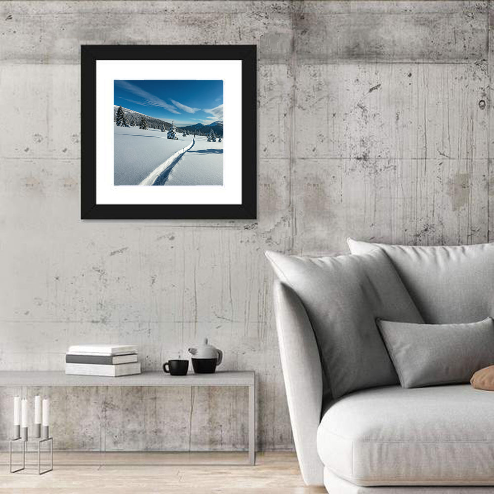 Snowy Carpathian Trail Wall Art