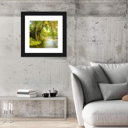 Summer Wood Lake Wall Art