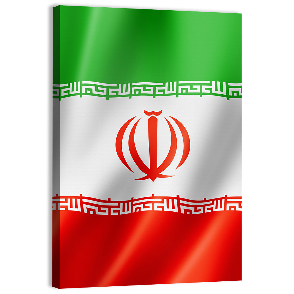 Iran National Flag Wall Art