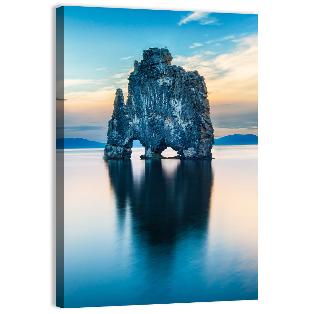 Hvítserkur Sea Stack, Hvammstangi Iceland Wall Art