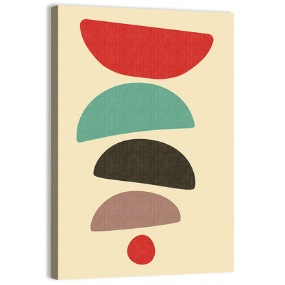 Mid Century Semicircle Stack Wall Art
