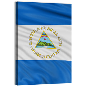 Flag Of Nicaragua Wall Art