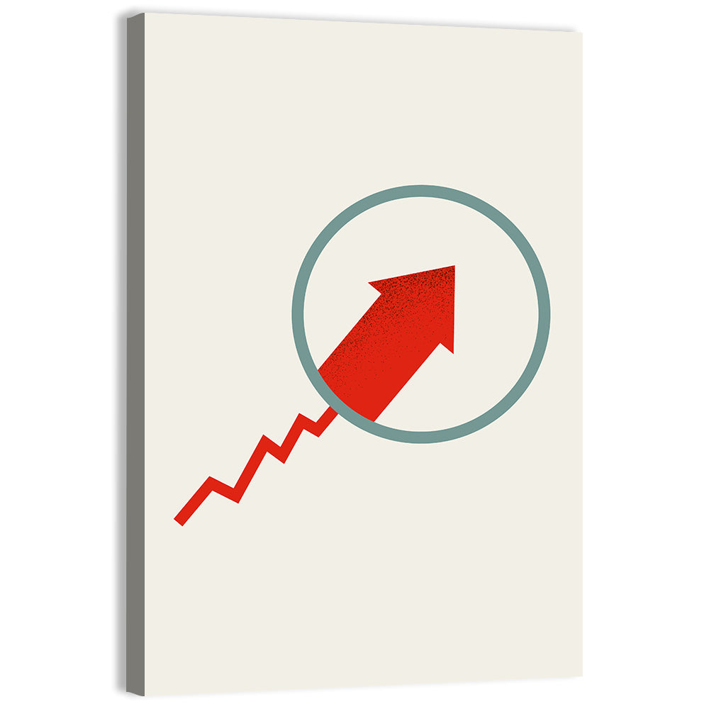Market Growth Arrow Wall Art
