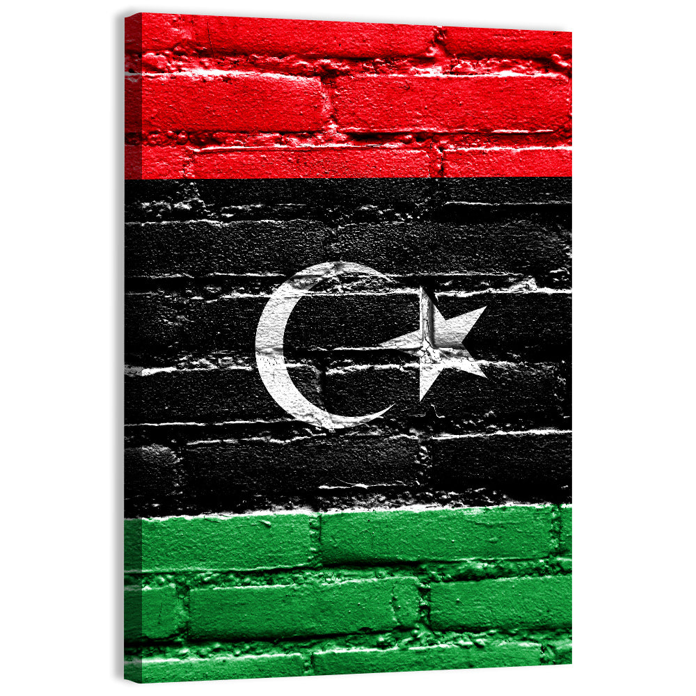 Flag Of Libya Wall Art