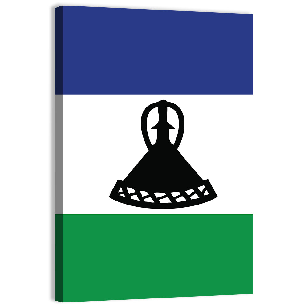 Flag of Lesotho Wall Art