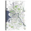 Minimalist Saint Petersburg Map Wall Art