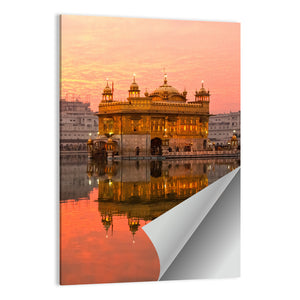 Golden Temple In Amritsar Wall Art