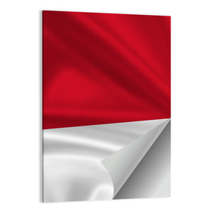 Flag Of Indonesia Monaco Wall Art