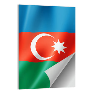 Flag Of Azerbaijan Wall Art