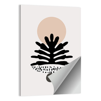 Textured Tropical Tree Wall Art