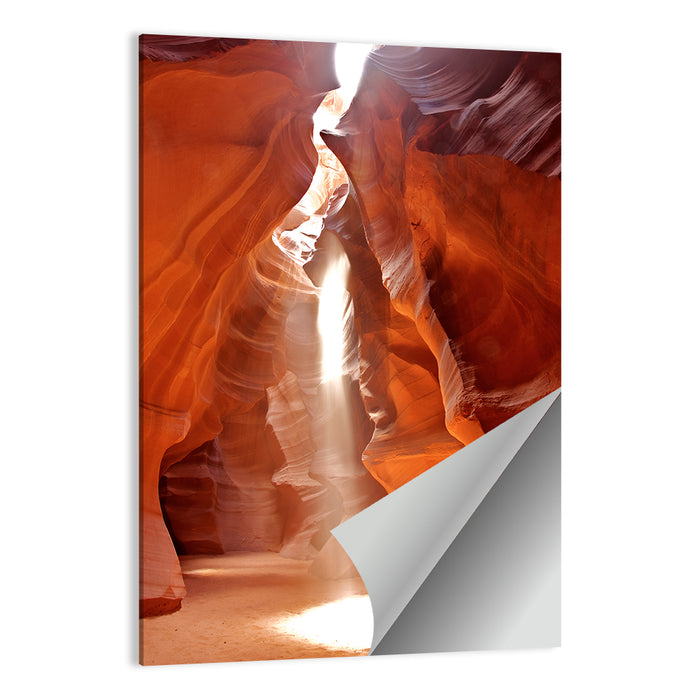 Upper Antelope Canyon Light Beam Wall Art as a poster print