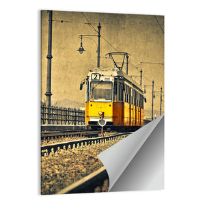 The Tram On Track Wall Art