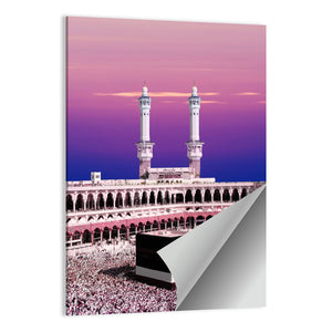 Holy Kaaba During Twilight Wall Art