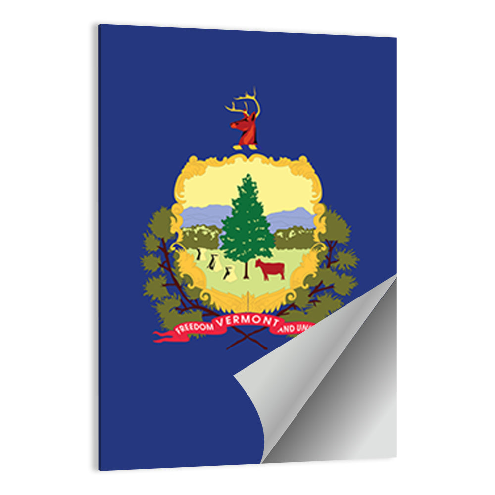 Flag Of Vermont Wall Art