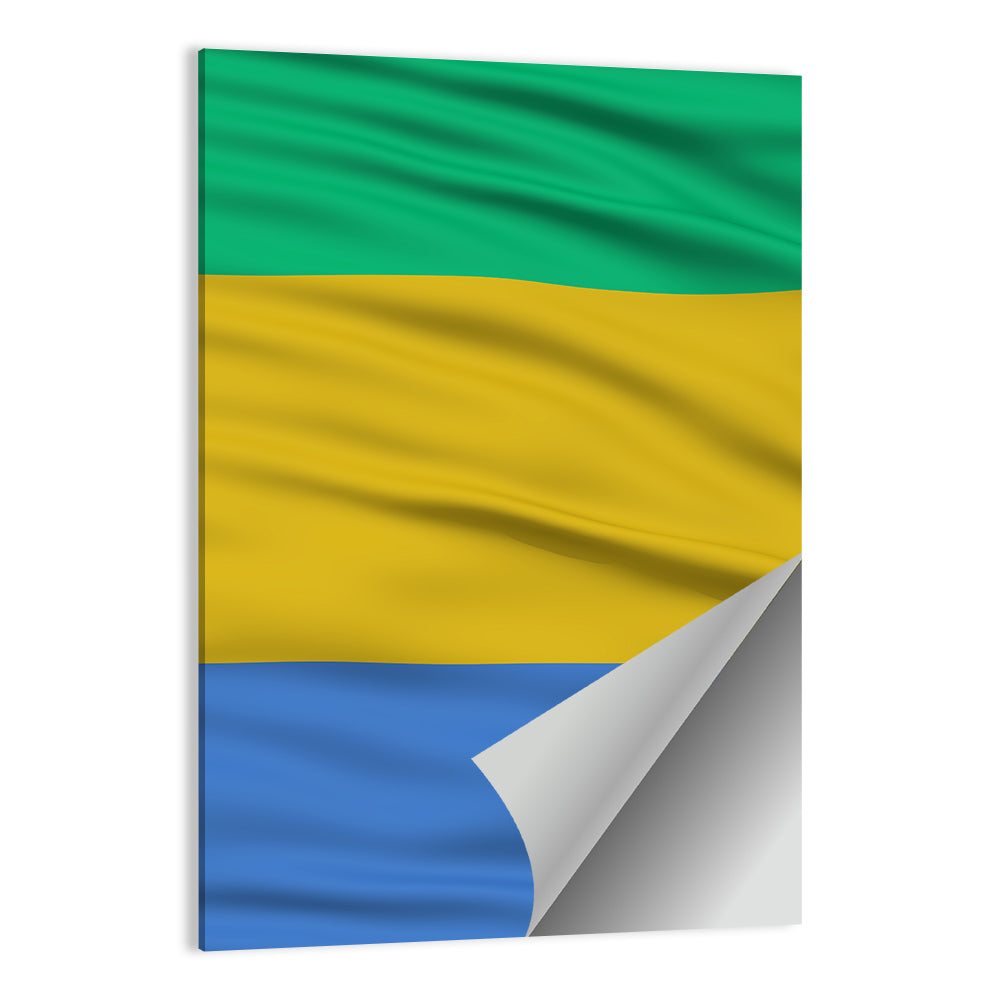 Gabon National Flag Wall Art