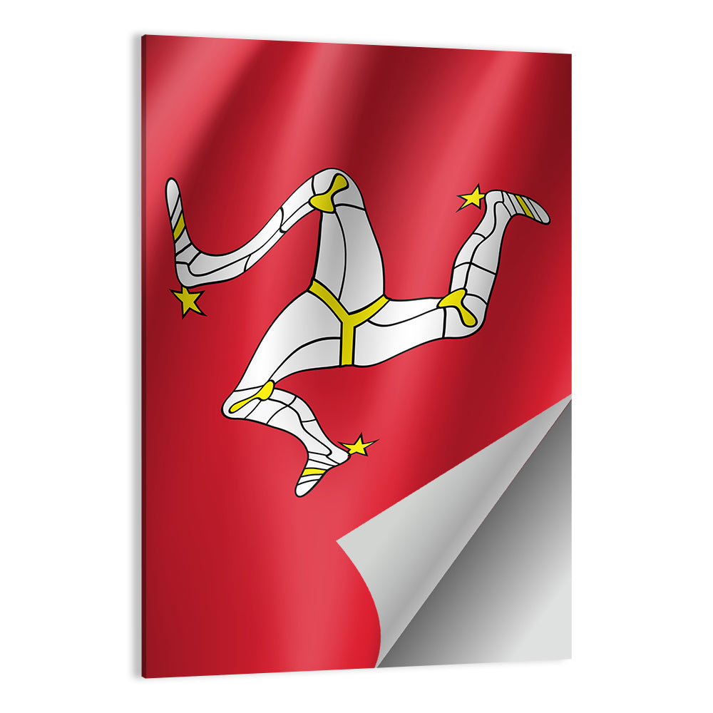 Isle Of Man National Flag Wall Art